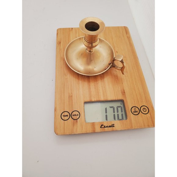 Vintage Brass Candle Holder - Brass Candlestick Holder - Brass Chamberst… - Picture 8 of 10